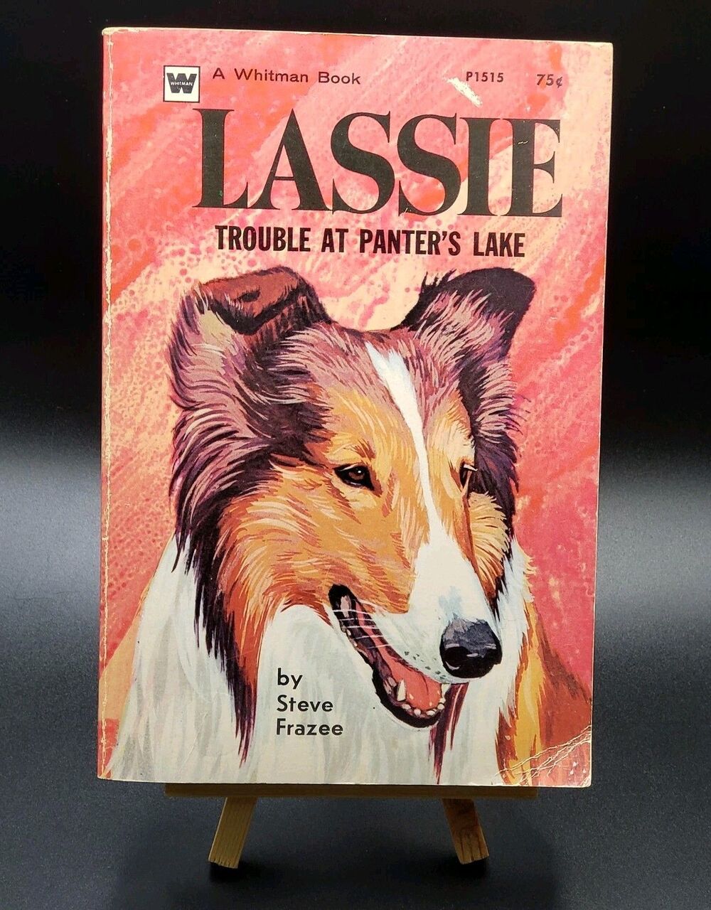 Vintage Lassie: Trouble At Panter's Lake Book A Whitman Book (P11515)!!